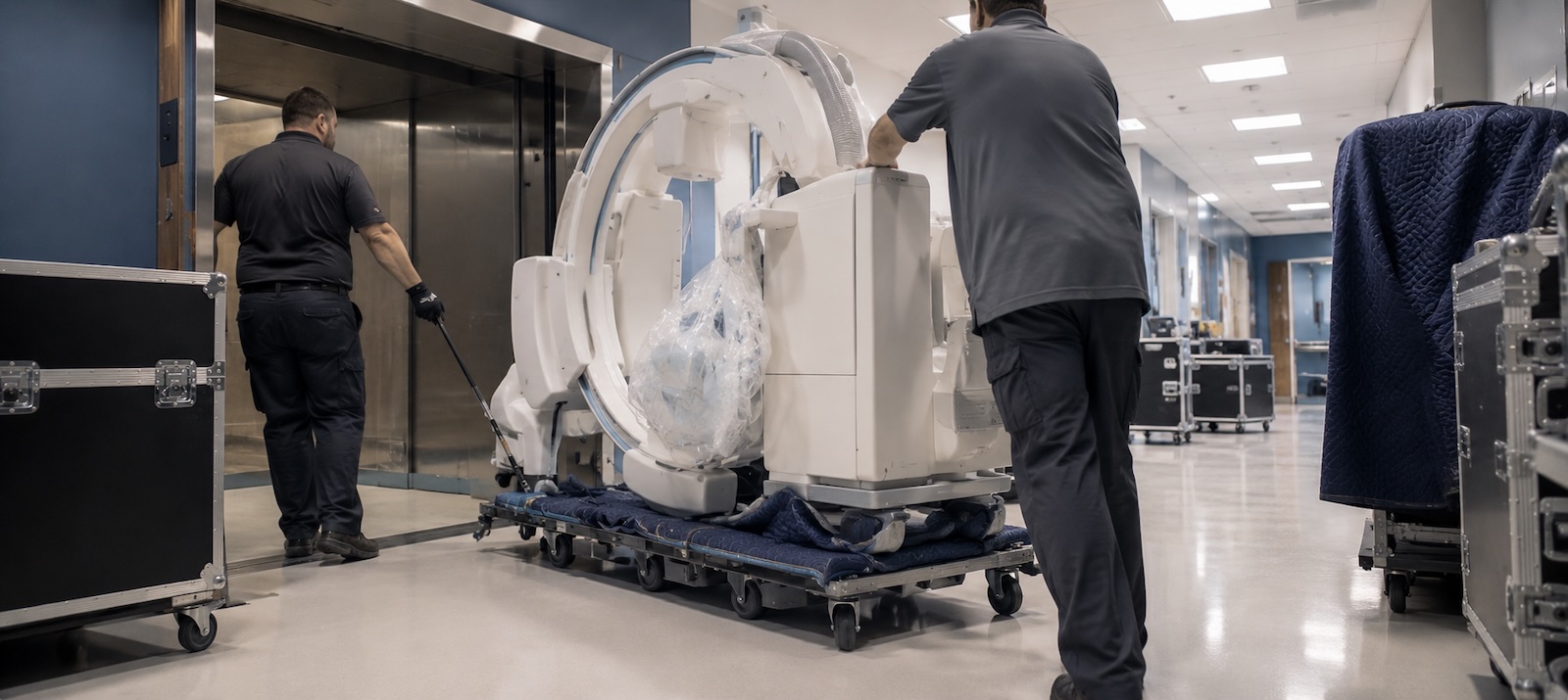 Medical equipment white glove logistics